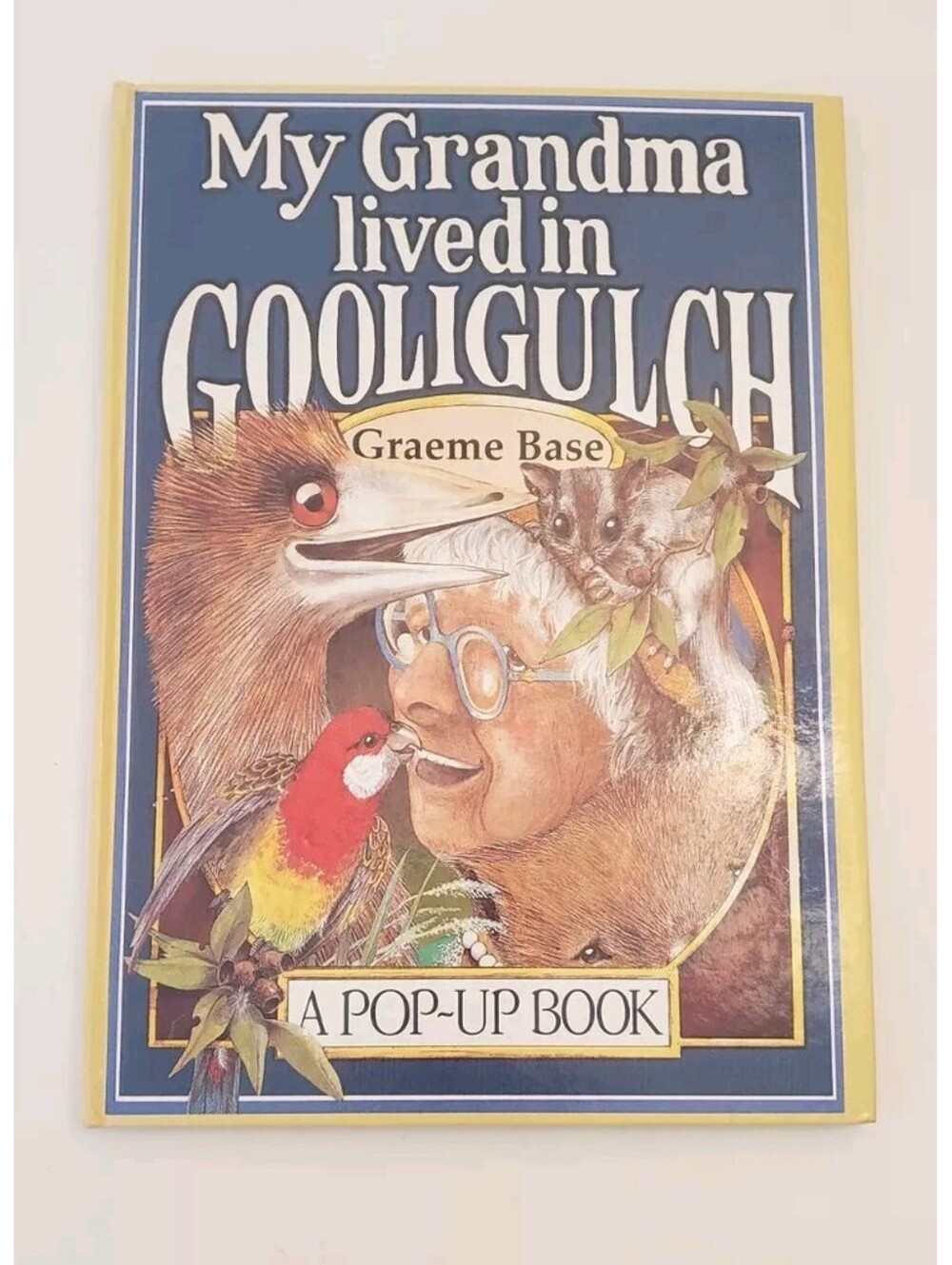 MY GRANDMA LIVED IN GOOLIGULCH VTG POP-UP BOOK Graeme Base Hardcover Australia